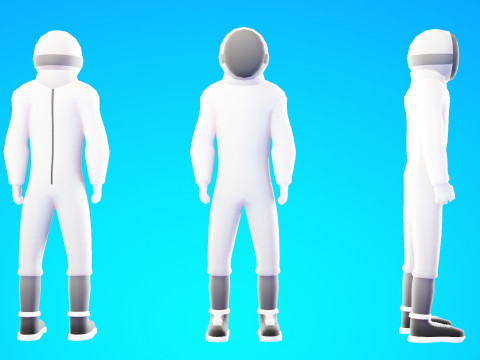 Low Poly Stylized Characters Pack 6 3D Model