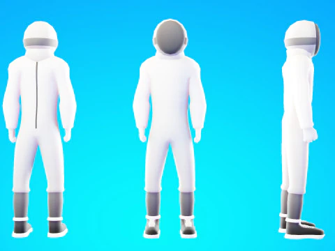 Casual Characters Pack 6 3D Model
