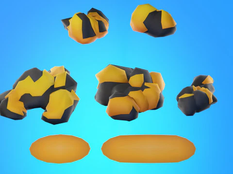 Low Poly Seasonal Forest Biome 3D Model