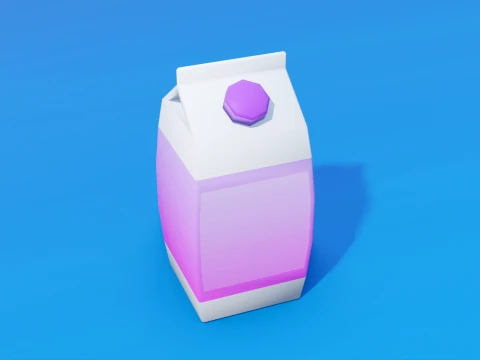 Low Poly Food Pack FREE 3D Model