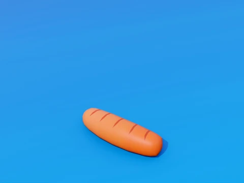 Low Poly Food Pack FREE 3D Model