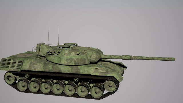leopard 1 Modello 3D .c4d .max .obj .3ds .fbx .stl .blend 