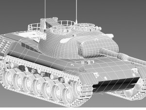 leopard 1 Modello 3D