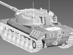 leopard 1 3D Model