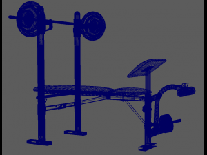 sport trainer for hands legs and press 3Dモデル