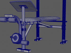 sport trainer for hands legs and press 3Dモデル