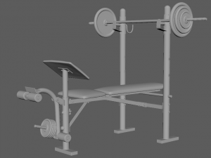 sport trainer for hands legs and press 3Dモデル