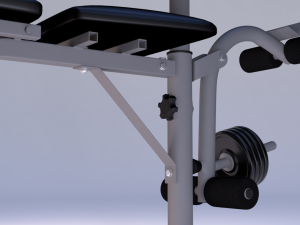 sport trainer for hands legs and press 3Dモデル
