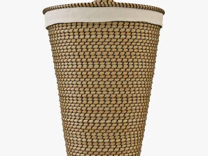 laundry basket ikea asunden 3D Model