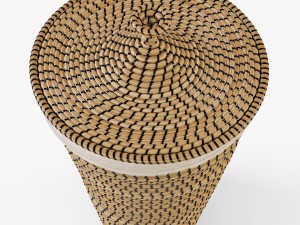 laundry basket ikea asunden Modelo 3D