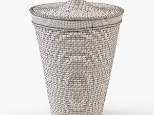 laundry basket ikea asunden Modelo 3D