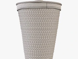 laundry basket ikea asunden 3D Model