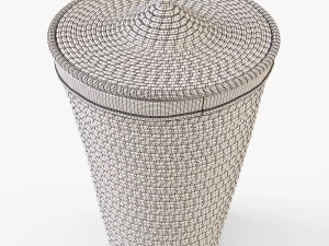 laundry basket ikea asunden 3D Model
