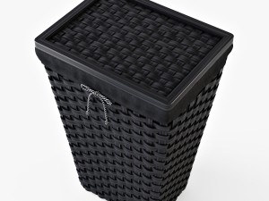 laundry basket ikea knarra 3D Model