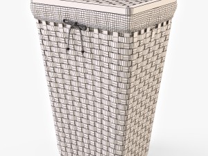 laundry basket ikea knarra 3D Model