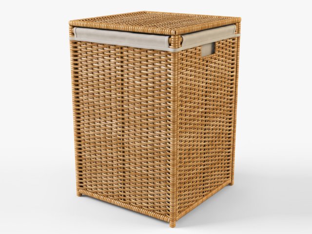 laundry basket ikea branas 3D 모델 .c4d .max .obj .3ds .fbx .stl .blend 