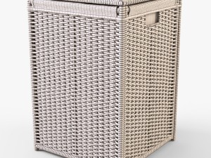 laundry basket ikea branas 3D 모델
