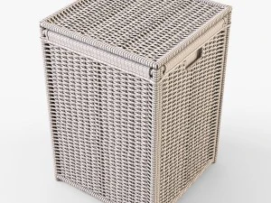 laundry basket ikea branas 3D Model