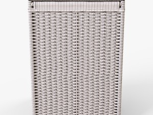 laundry basket ikea branas 3D 모델