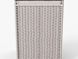 laundry basket ikea branas 3D Model