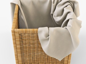 rattan basket ikea branas Modèle 3D