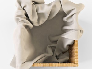 rattan basket ikea branas Modèle 3D