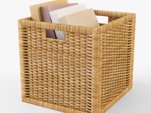 rattan basket ikea branas Modèle 3D