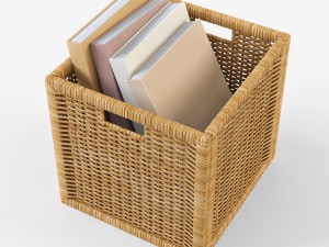 rattan basket ikea branas Modèle 3D