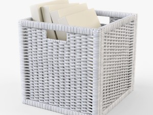 rattan basket ikea branas Modèle 3D