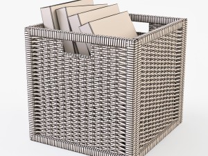 rattan basket ikea branas Modèle 3D