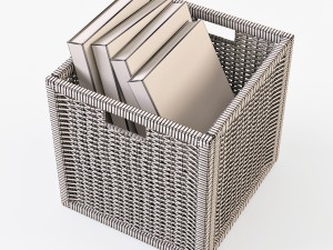 rattan basket ikea branas Modèle 3D