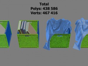 rattan basket ikea branas Modèle 3D