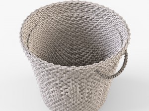 wicker apple basket ikea maffens Model 3D