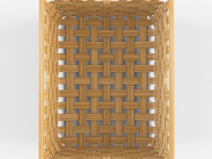 wicker basket ikea knarra 3D Модель