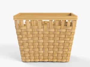 wicker basket ikea knarra 3D Model