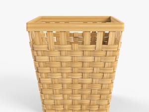 wicker basket ikea knarra 3D Модель