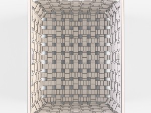 wicker basket ikea knarra 3D Модель