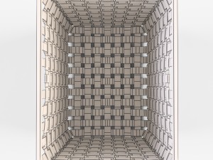 wicker basket ikea knarra 3D Модель