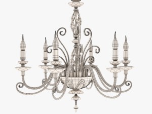 chandelier euroluce lampadari alicante l6l 3D Model