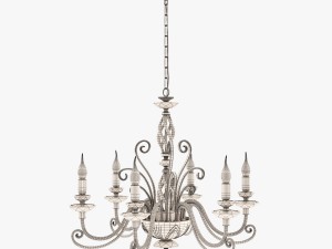 chandelier euroluce lampadari alicante l6l 3D Model