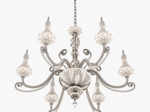 chandelier euroluce lampadari alicante l6l 3D Model