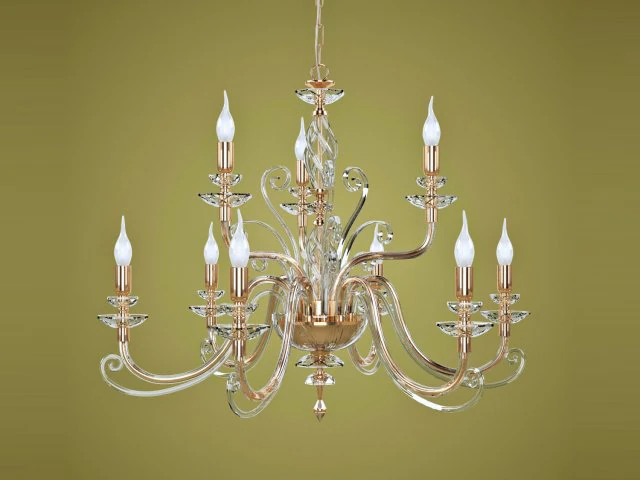 chandelier euroluce lampadari alicante l9l 3D Model .c4d .max .obj .3ds .fbx .stl .blend 