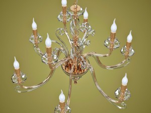 chandelier euroluce lampadari alicante l9l Modelo 3D