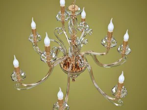 chandelier euroluce lampadari alicante l9l 3D Model