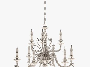 chandelier euroluce lampadari alicante l9l 3D Model