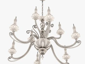chandelier euroluce lampadari alicante l9l 3D Model