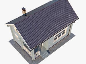 log house 03 3D 모델