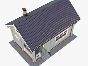 log house 03 3D Model