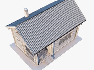 log house 03 3D 모델