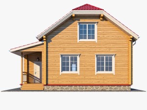 log house 04 3D Model